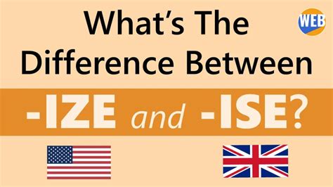 What's the Difference Between the Suffixes -IZE and -ISE? - World ...