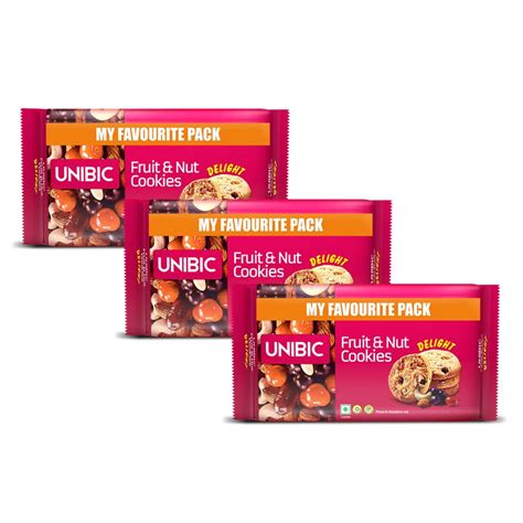Unibic Fruit And Nut Cookie 900g | Pack of 3 : Amazon.in: Grocery ...