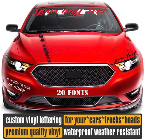 Windshield Decals Measurements at Sophia Wiseman blog