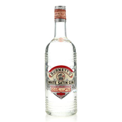 Burnett's White Satin London Dry Gin 1980s Whisky | Whisky Auctioneer