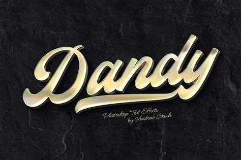 Gold Text Effects — Teletype