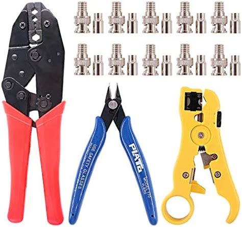 Buy Swpeet 13Pcs Professional Coax Coaxial BNC Connector Crimp Crimping ...