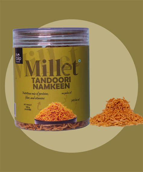 Millet Tandoori Namkeen 150 Gm – NoCap Foods