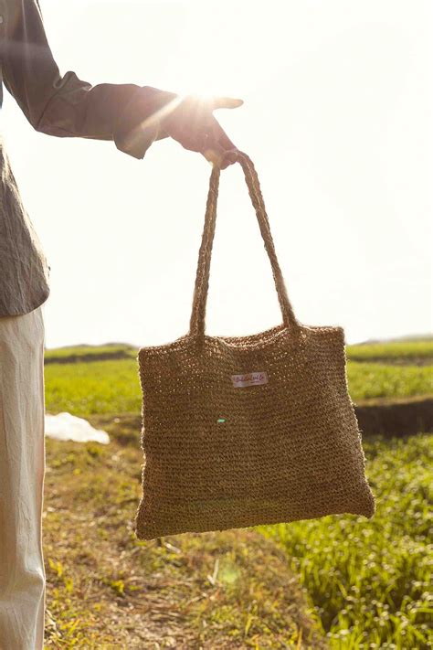 Buy Hemp Knitted Tote Bag | Hand Sewn Tote Bag – BuddhaLand Co.