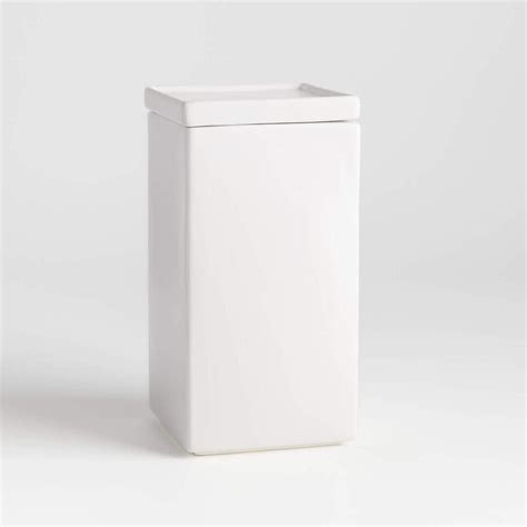 Remi Large Square Stacking Canister | Crate and Barrel UAE
