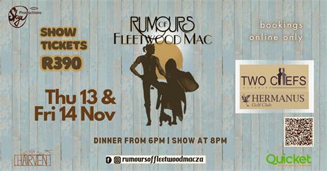 Rumours of Fleetwood Mac at Hermanus Golf Club, November 2025, Hermanus ...