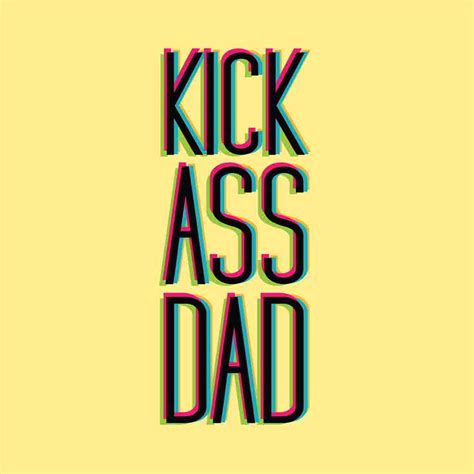 Yellow Kickass Dad And Son Tshirt - BonOrganik