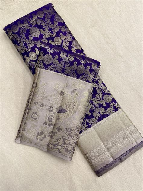 Pure Zari Handloom Kanjeevaram Silk Mark Certified Saree – Kanjeevaram ...