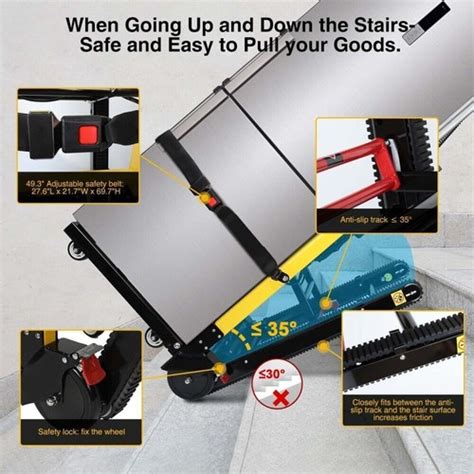 Electric Stair Climbing Moving Dolly Hand Truck | Ubuy India