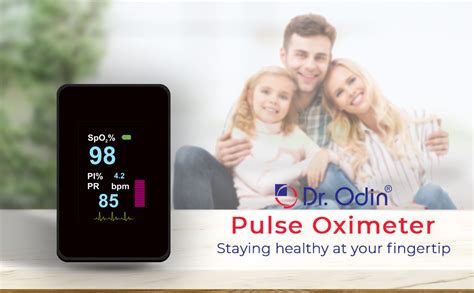 Dr. Odin Automatic Fingertip Pulse Oximeter F-26 with Pulse Sound OLED ...