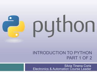 Python Tutorial Part 1 的图像结果