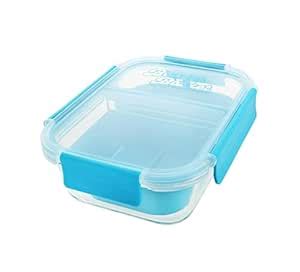 Buy Banger Basket Two Compartment Borosilicate Glass Container Cleaning ...