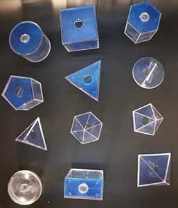 3D Geometrical Shape Set for Math Lab (Plastic) : Amazon.in: Industrial ...