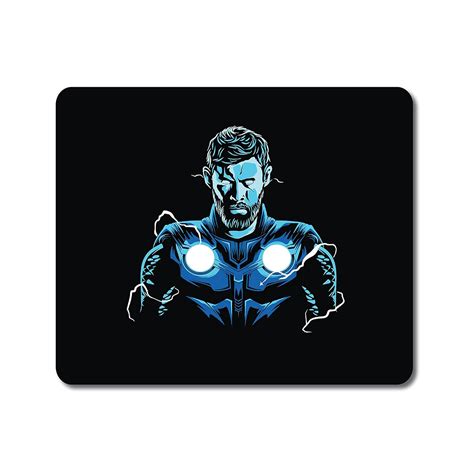 woopme® Superhero God of Thunder Thor Mouse Pad Compatible for Boys ...