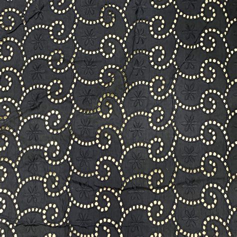 Black Hakoba Fabric Online| The Feel Good Studio