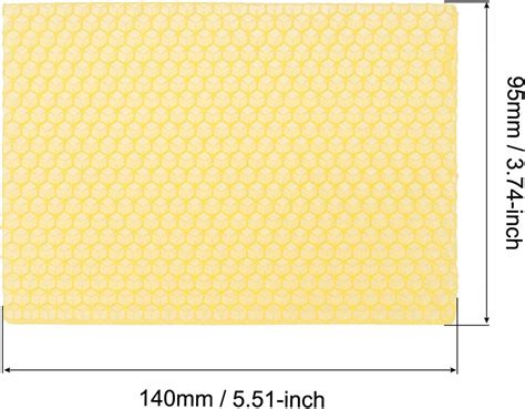 Buy uxcell 10 Pcs Wax Foundation for Bee Frames, Beehive Foundation ...