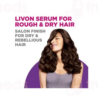 Livon Anti Frizz Rough And Dry Hair Serum 50 Ml - Uses, Side Effects ...