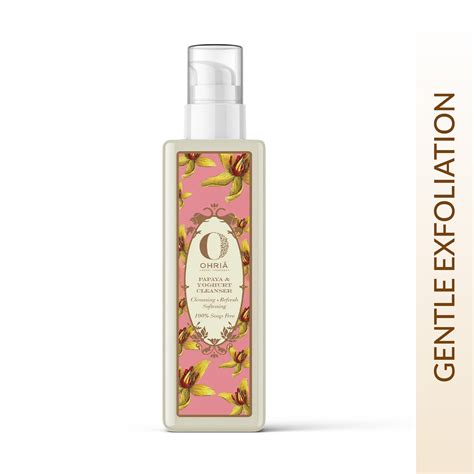 Papaya & Yoghurt Facial Cleanser- Gentle Exfoliation – OHRIA AYURVEDA