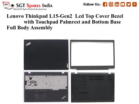 Lenovo Thinkpad L15-Gen2 Laptop Lcd Top Cover Bezel with Touchpad Palm ...