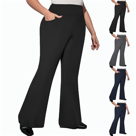 High Waisted Black Slacks