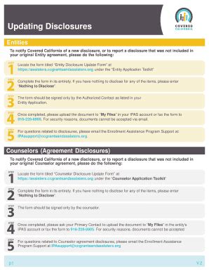 Fillable Online 71614Updating Entity Disclosures form v2 Fax Email ...