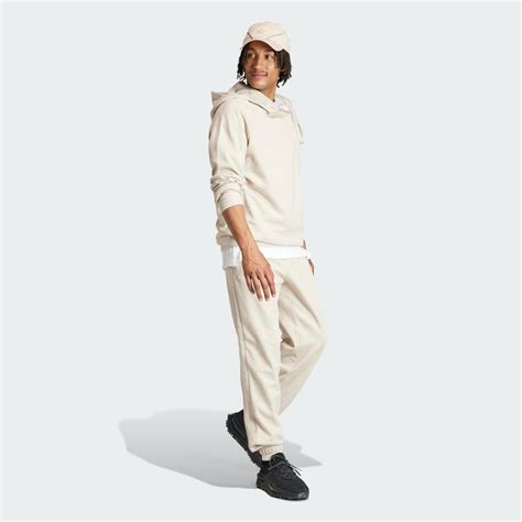 Clothing - adidas Adventure Melange Hoodie - White | adidas Qatar