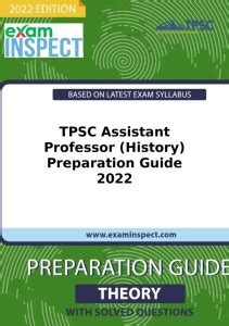 TPSC Assistant Professor (History) Preparation Guide 2022: Buy TPSC ...