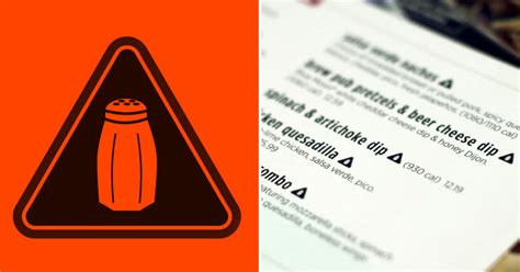 Restaurant Chains In New York Now Have To Post Warnings For Excess Salt ...