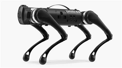 Unitree Go1 EDU Plus Black Rigged for Maya 3D | 3D Molier International
