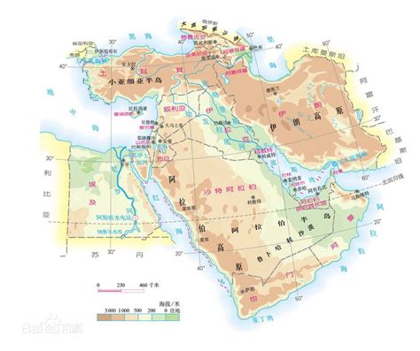 中东地图全图,中东,中东可放大(第6页)_大山谷图库