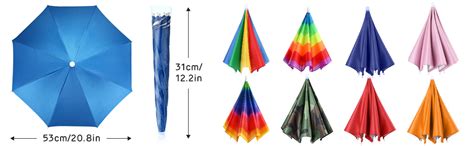 INFISPACE Men's & Women's Hat Headwear Umbrella Cap for Outdoor Sun ...