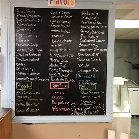 SHAKER POND ICE CREAM, Alfred - Restaurant Reviews, Photos & Phone ...