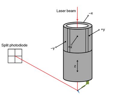 Figure 36.1: Diagrammatic representation of a cantilever attached to a ...