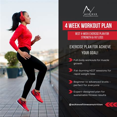 4 Week Exercise Plan 的图像结果