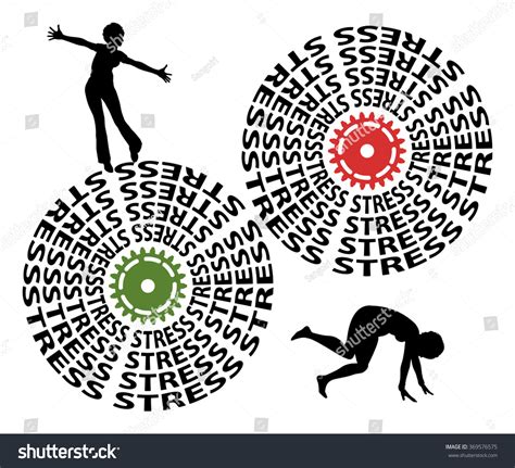 Eustress Versus Distress Good Stress Motivates Stock Illustration 369576575 - Shutterstock