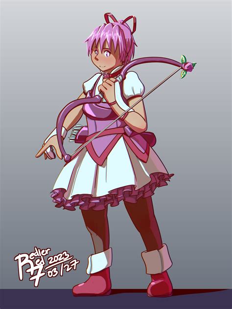 Madoka Kaname RWBY AU design by redlerred7 on Newgrounds