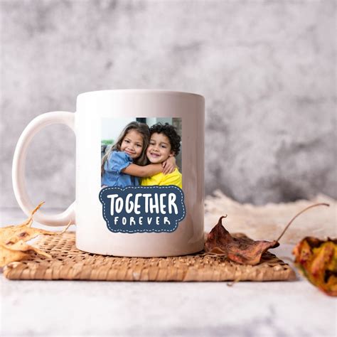 Together Forever Customized Photo Printed Mugs | Raksha Bandhan Gift ...