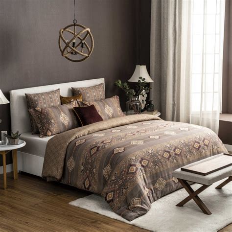 Buy D'DECOR Urban Tribe 5-Pc. King Size Bedsheet Set - 274 x 274 cm ...
