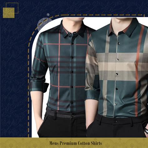 Full Sleeve Cotton Check Shirt ( GBL + GREEN ) – The Men's Choices