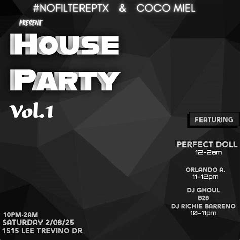 House Party Vol.1, Coco.Bar, El Paso, 8 February 2025 | AllEvents