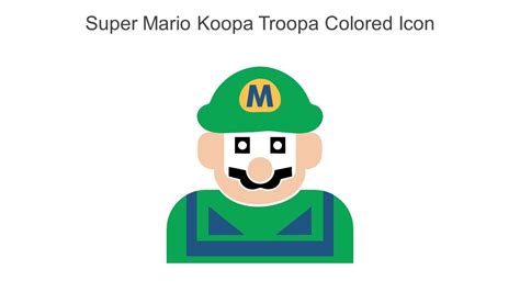 Super Mario Koopa Troopa Colored Icon In Powerpoint Pptx Png And ...