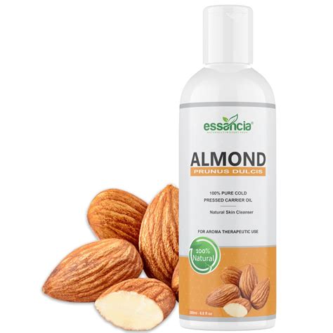 essancia - NATURALLY IN EVERY DROP Organic Almond Carrier Oil - 100% ...