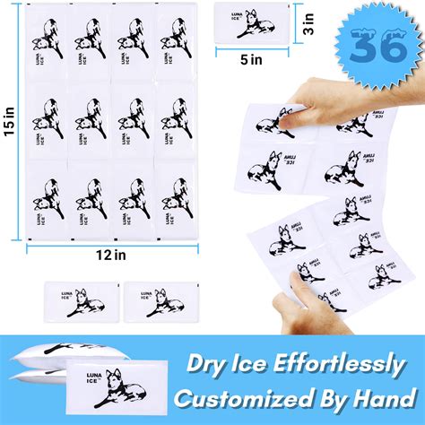 Buy Luna Ice Pack -Dry Ice-Dry ice for Shipping Frozen Food-Bulk Ice ...