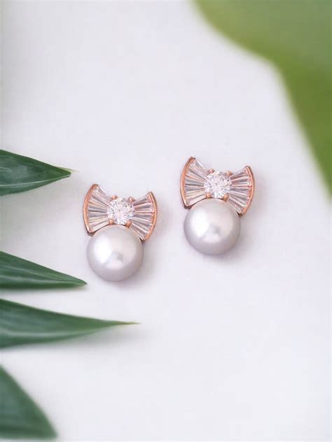 Rose Gold Madeline Studs – Bling Bag