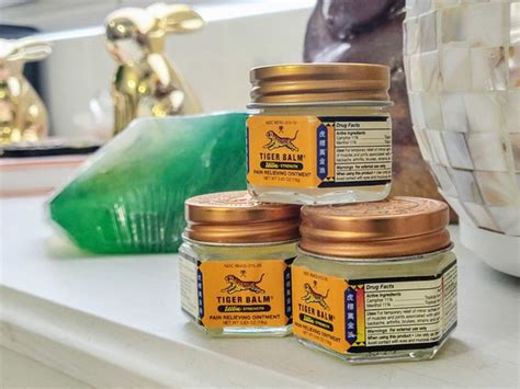 10 Type Cool Cream Red Tiger Balm Pain Relief Ointment Cold Headache ...