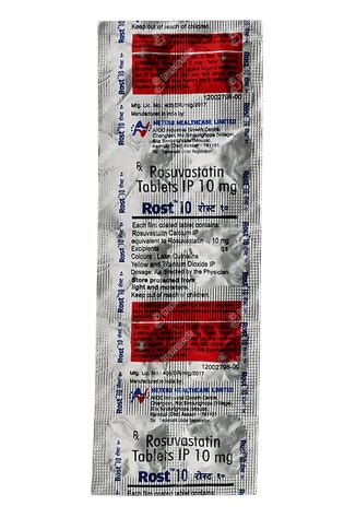 Rost 10 Mg Tablet 10 - Uses, Side Effects, Dosage, Price | Truemeds