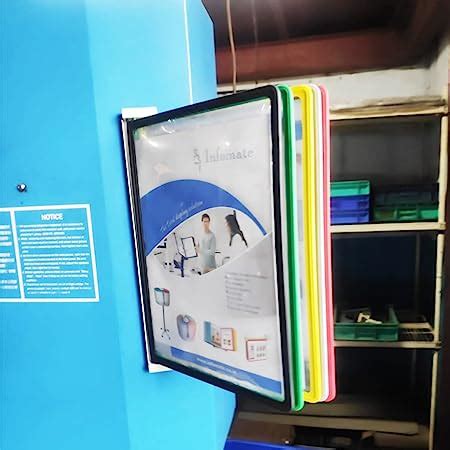 Infomate Wall Unit Folder A4 with 5 Folders - Wall Hanging Documents ...