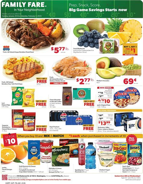 Family Fare Weekly Ad from January 26