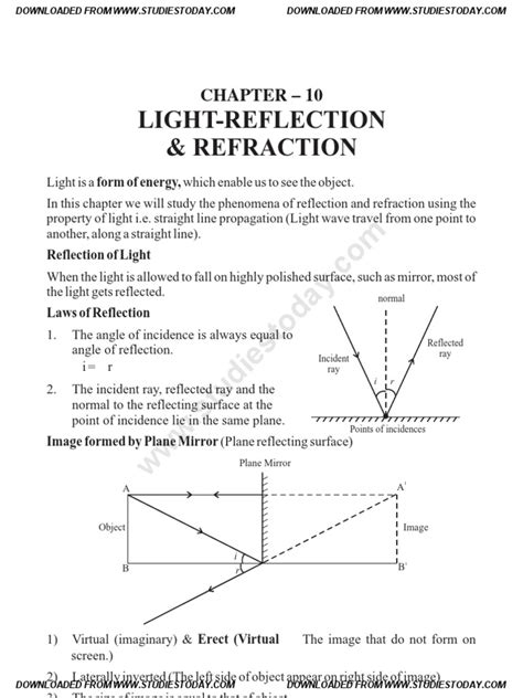 Class 10 Science Light Reflection by MB 的图像结果