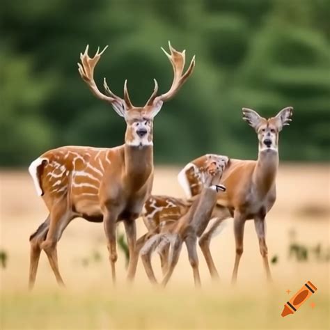 Realistic pencil drawing of a deer on Craiyon